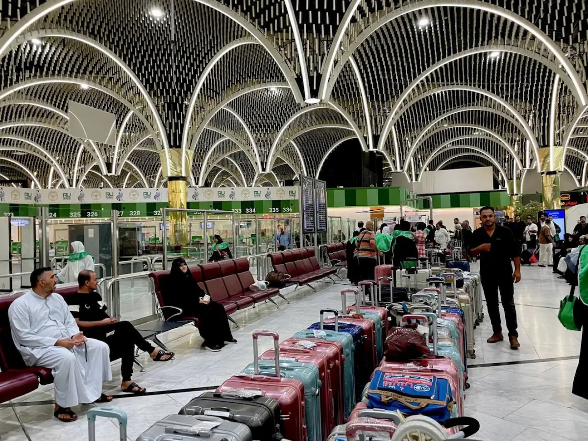 Snake at Airport Gate