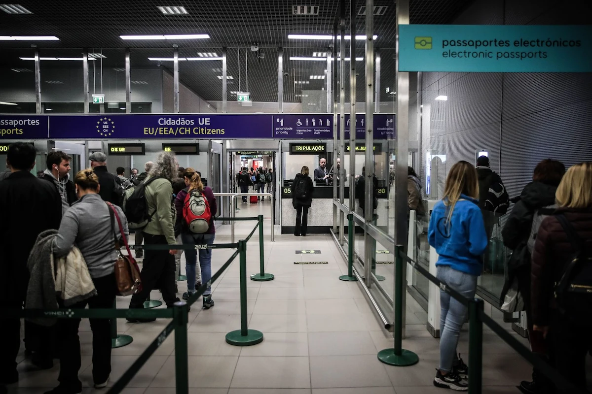 Snake at Airport Gate