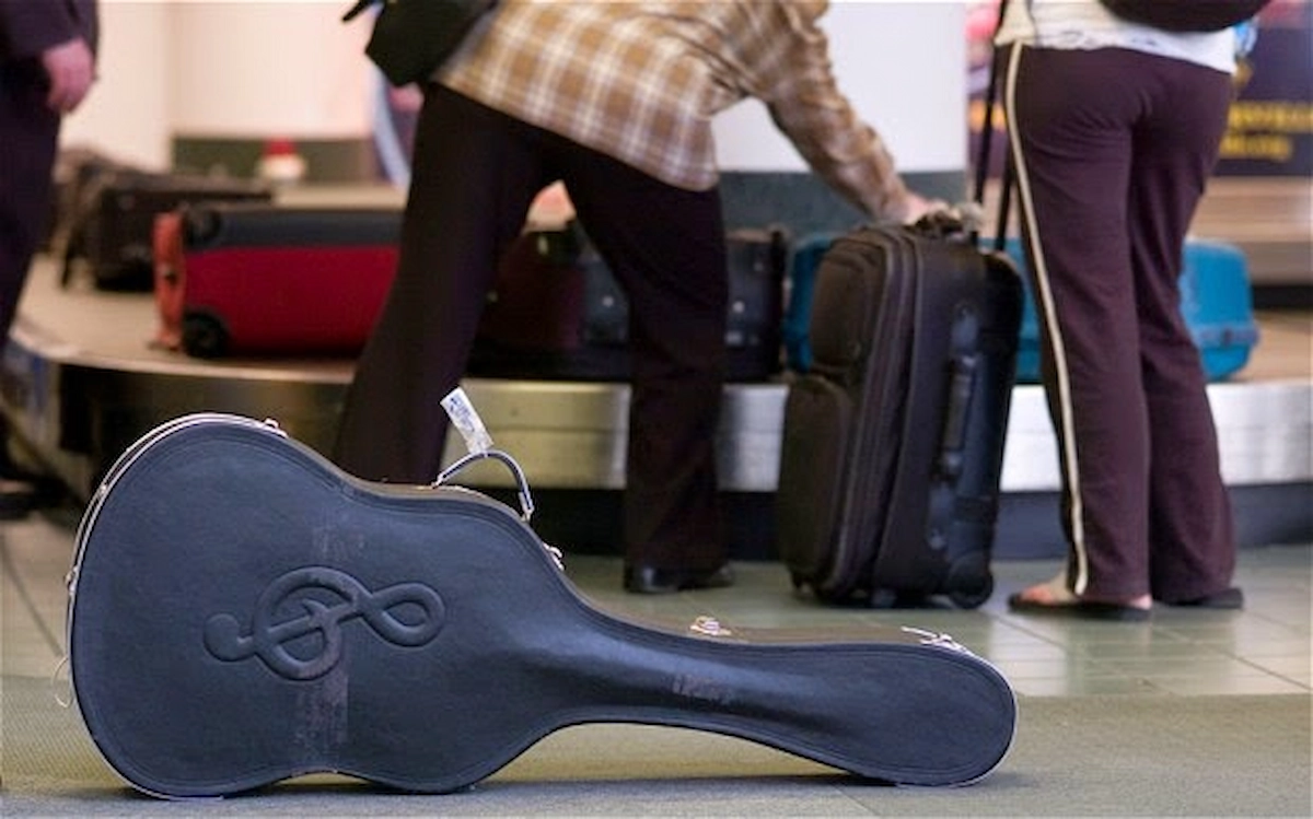 Snake at Airport Gate