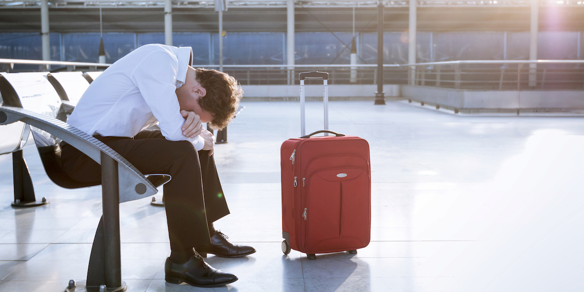 Lost Husband at Security