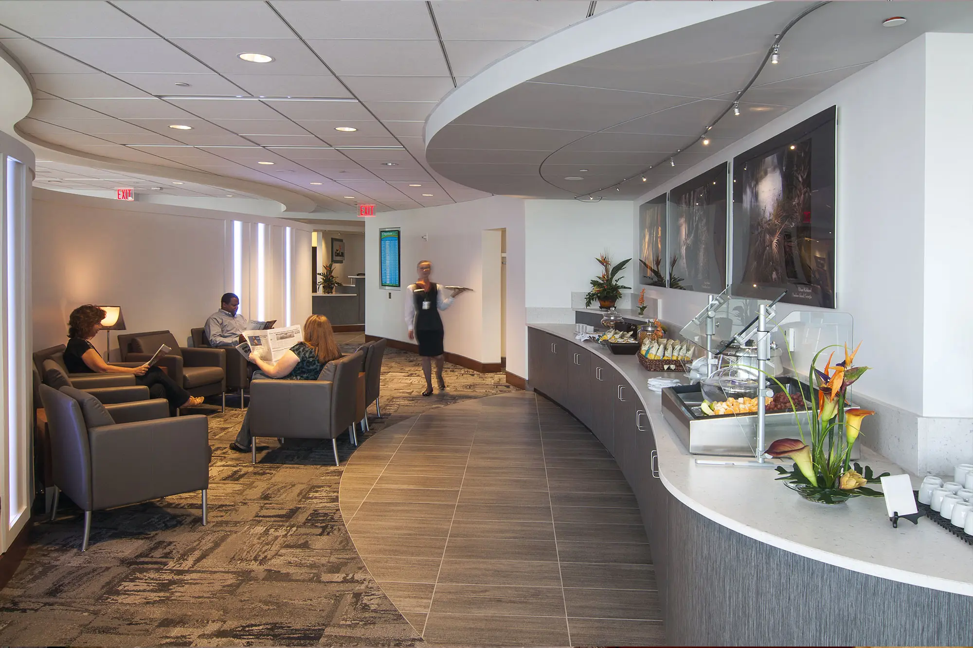 Club Lounge at Atlanta Airport