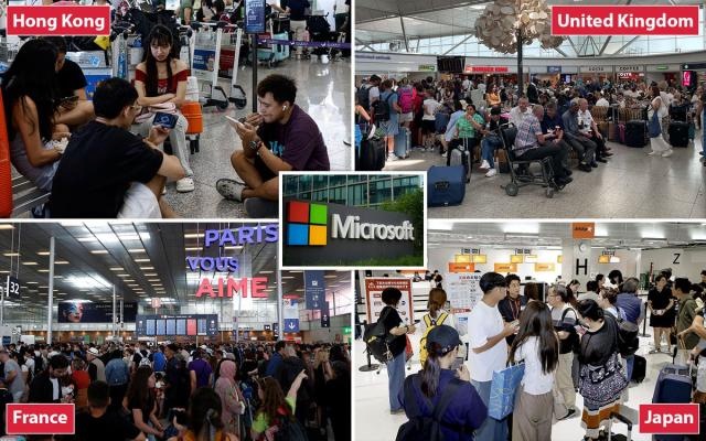 Massive Microsoft Outage Grounds Planes