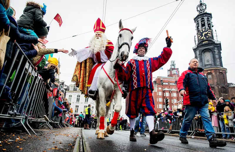 Sinterklaas in Holland parade