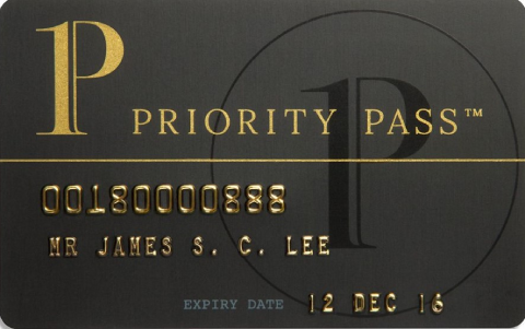 Priority Pass Membership Card