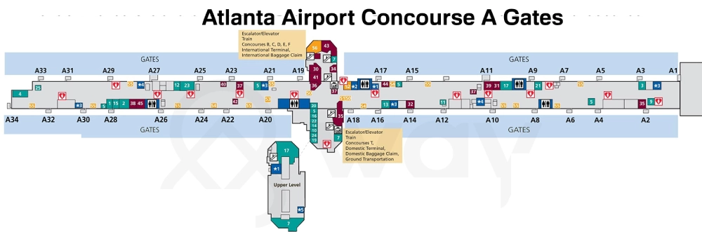 atlanta airport CONCOURSE A