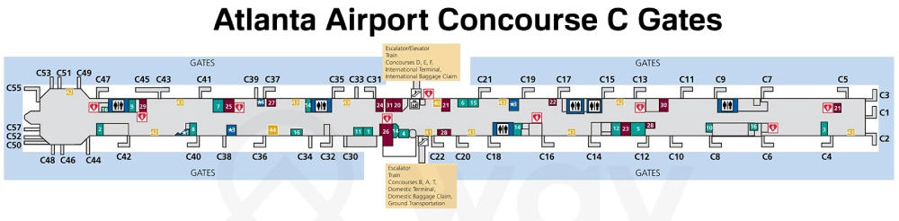 atlanta airport CONCOURSE C