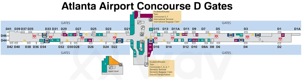 atlanta airport CONCOURSE D