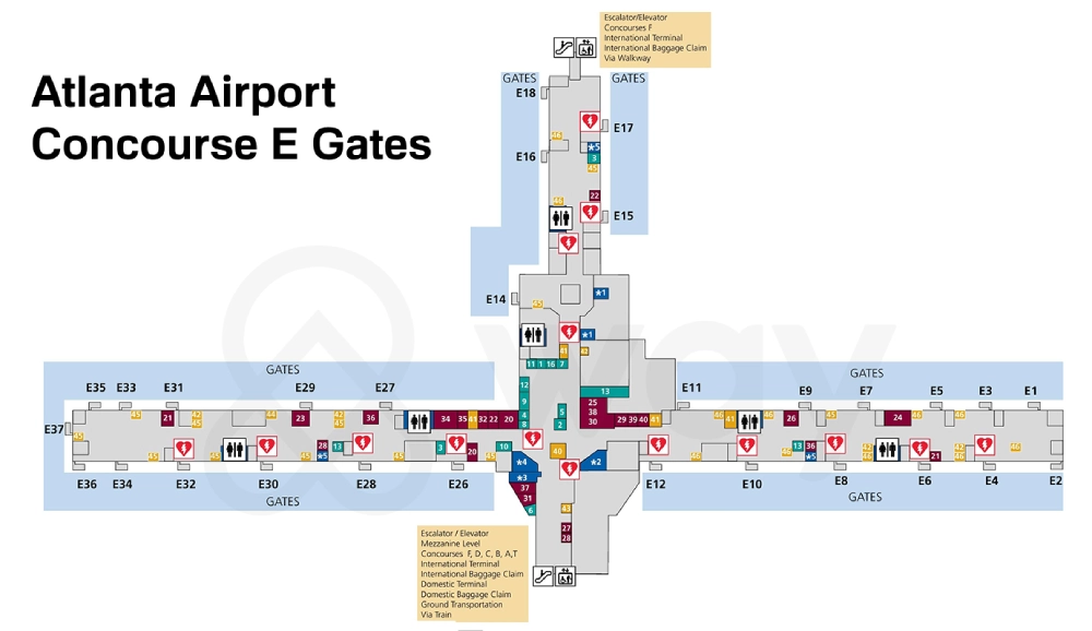 atlanta airport CONCOURSE E