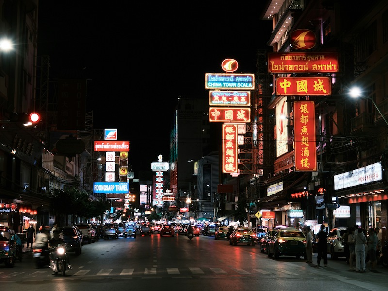 thailand bangkok chinatown yaowart