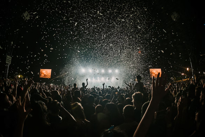 Barcelona festival crowd