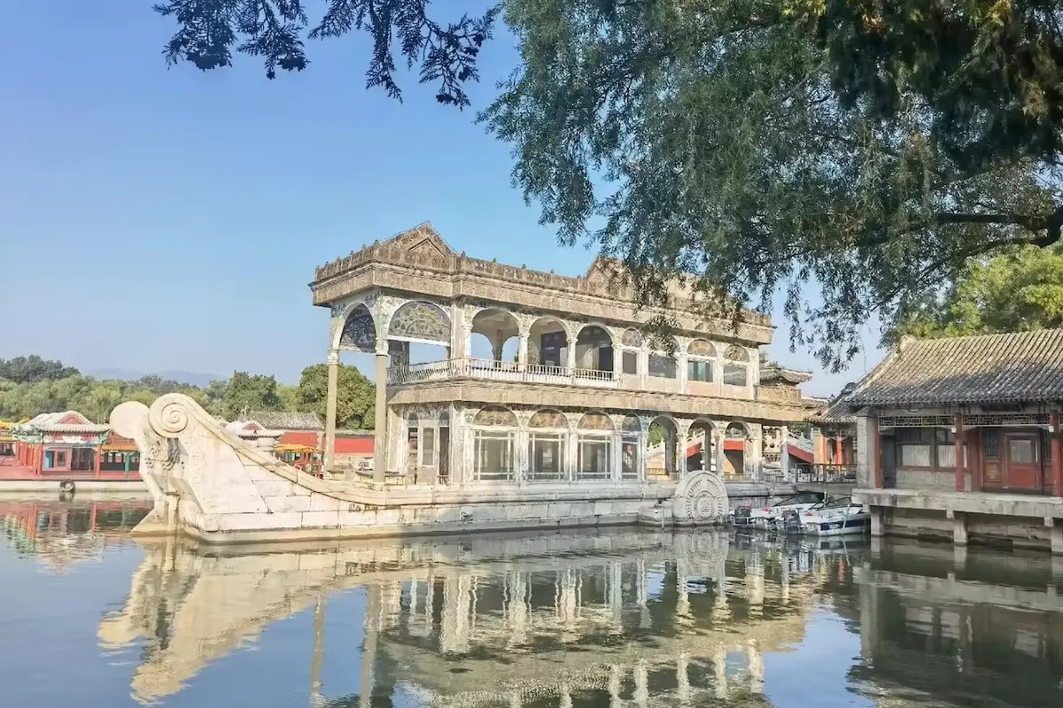 Summer Palace reflected in Kunming Lake, Beijing