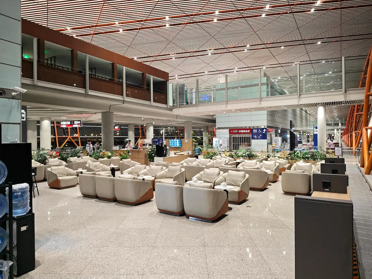 Beijing Capital Airport lounge