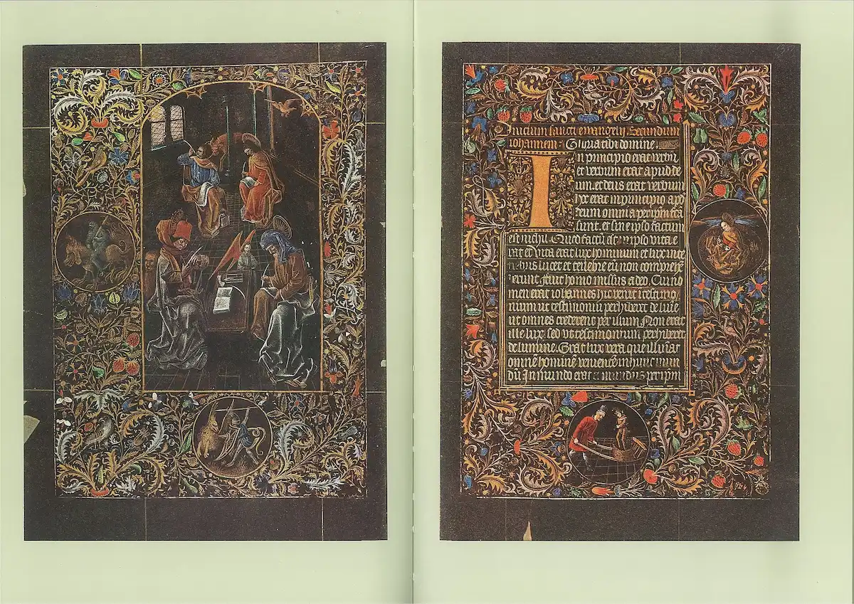 Centuries-old manuscript and printed thesis left on an airport seat