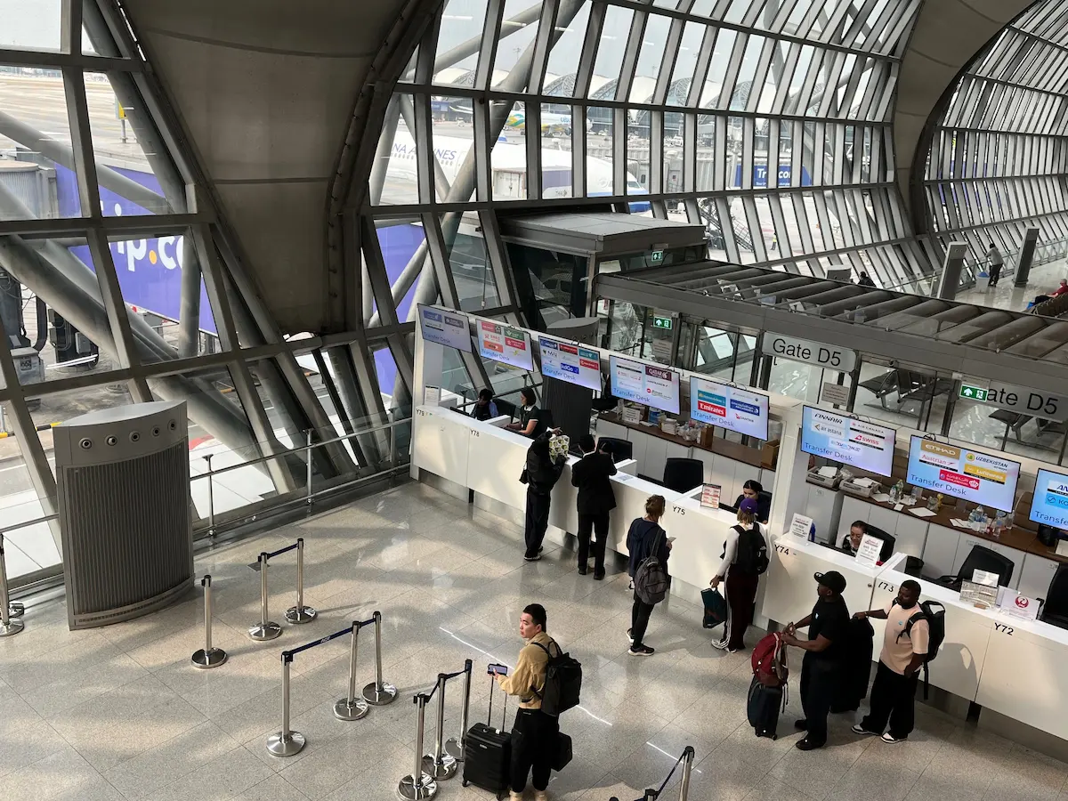 Snake at Airport Gate