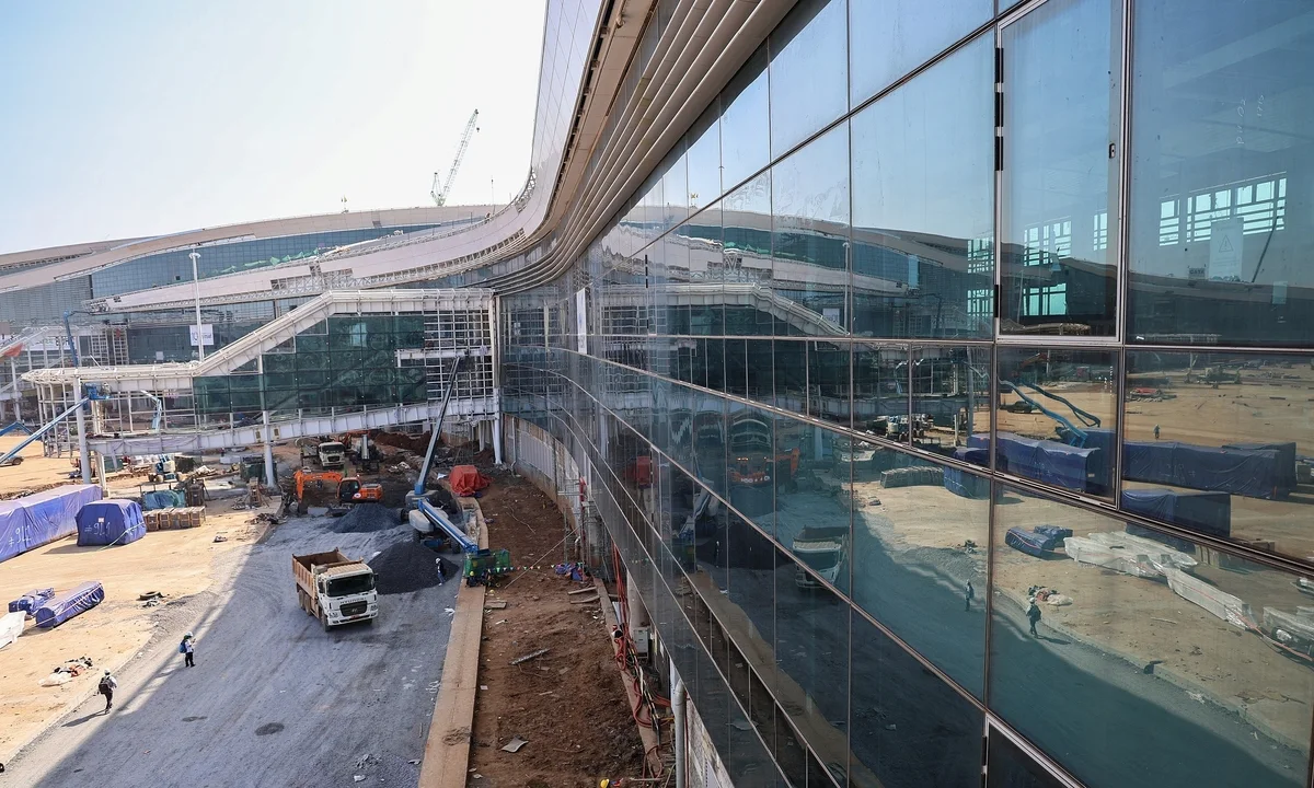 Long Thanh Airport Terminal Nears Completion