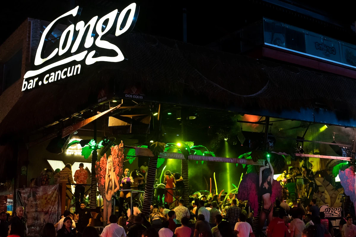 Congo Bar Cancun Open-Air Nightlife