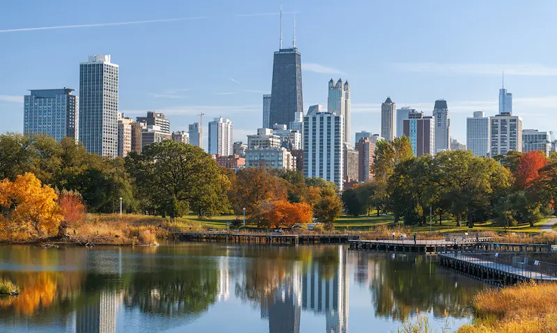 Chicago spring and fall weather swings