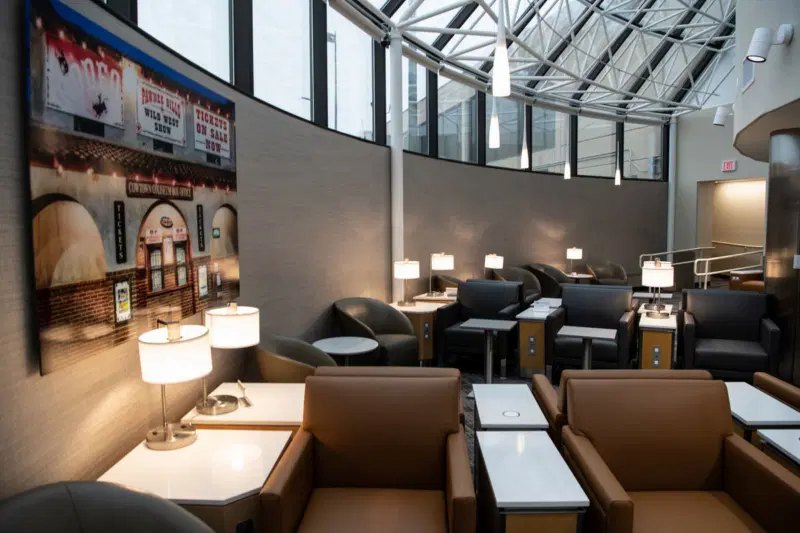 Dallas Airport Lounge seating area