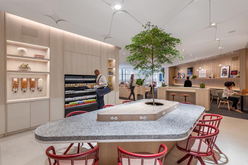 Dining area at Dallas Airport Lounge
