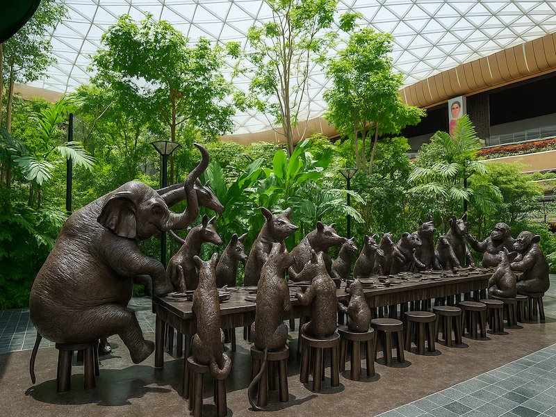 Wildlife Sculpture Collection at Hamad International Airport