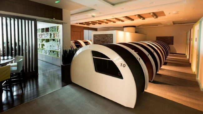 Sleeping Pods at Dubai Airport