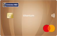 Emirates NBD Mastercard Titanium Credit Card for dxb airport lounge access