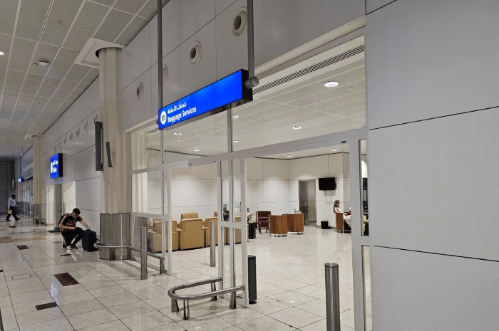 dubai airport baggage storage