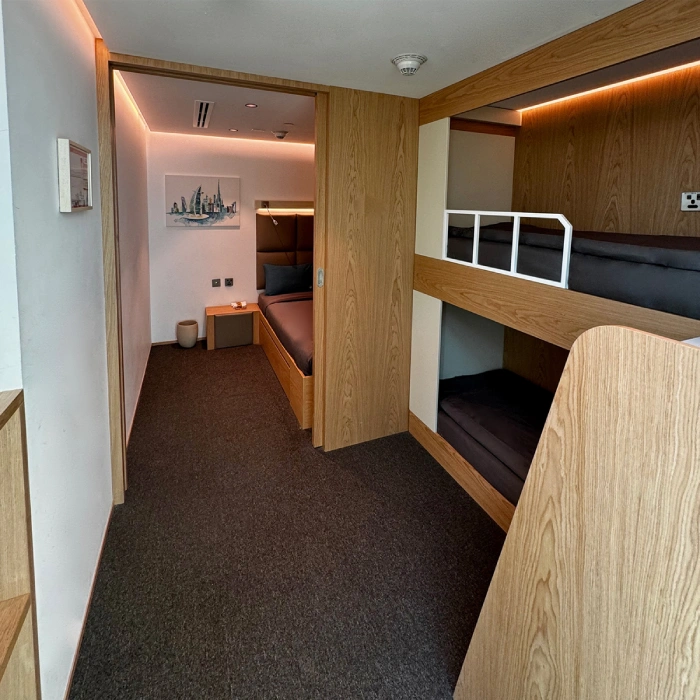 yawn family cabin sleep n fly lounge