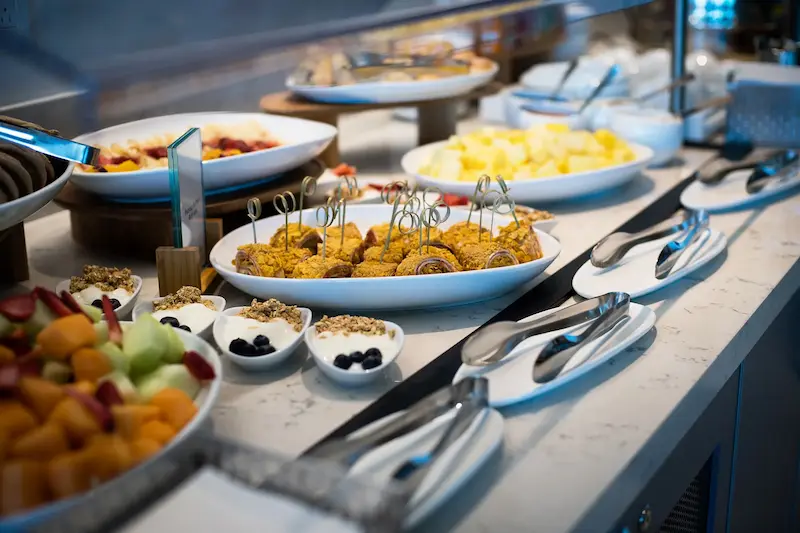The Club Lounge Las Vegas Food