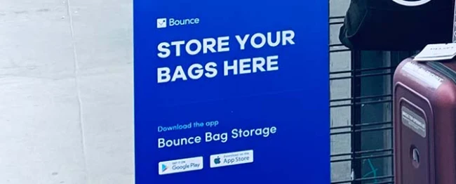 las airport bounce baggage