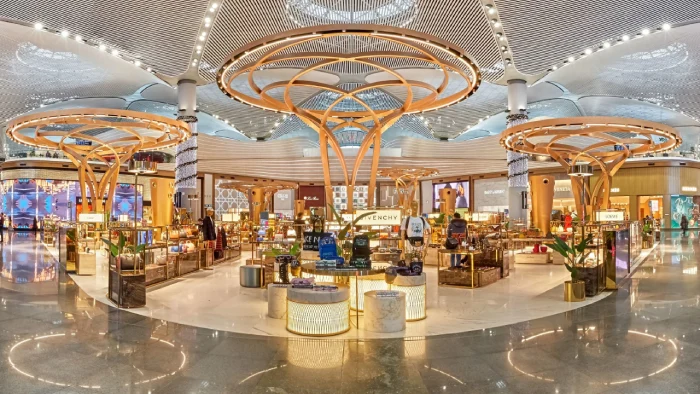 diamond shopping area at istanbul airport