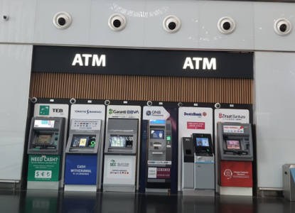 IST international airport bank ATMs