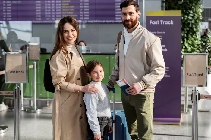Family traveling
