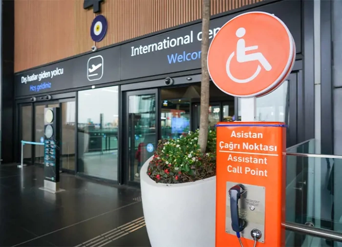 Mobility assistance service in the meet and greet at IST airport