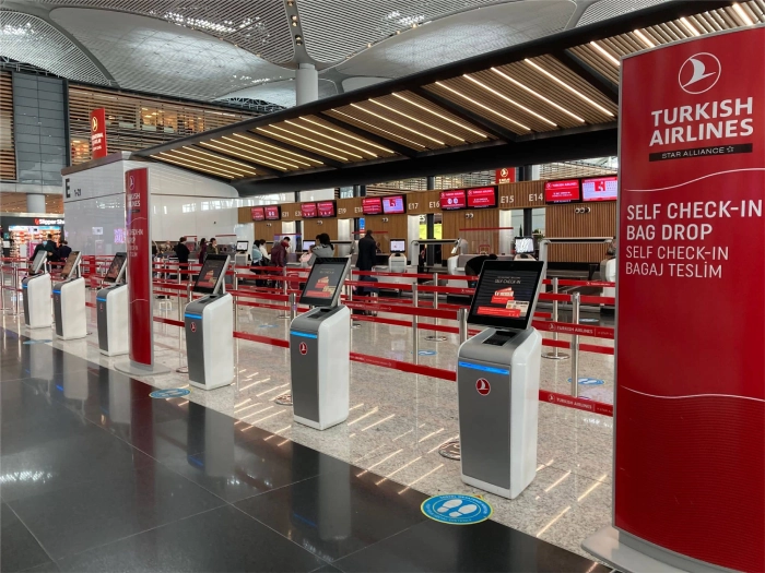 Self Check-In guide at Istanbul Airport