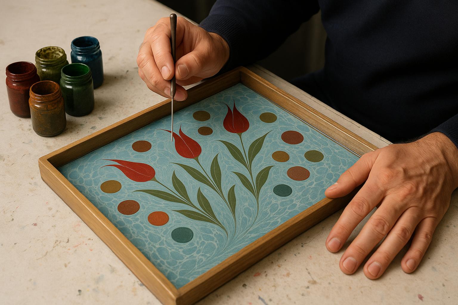  Ebru Painting