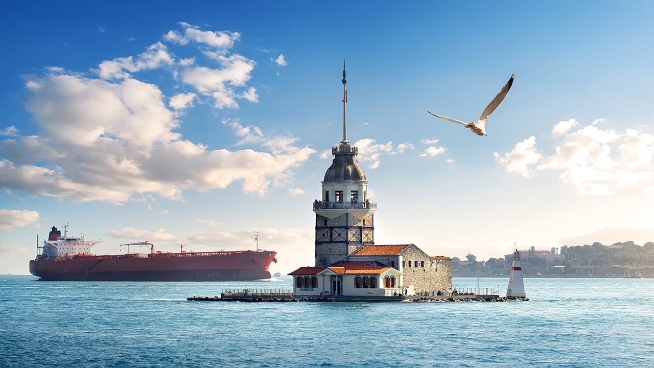 Maiden Tower in istanbul