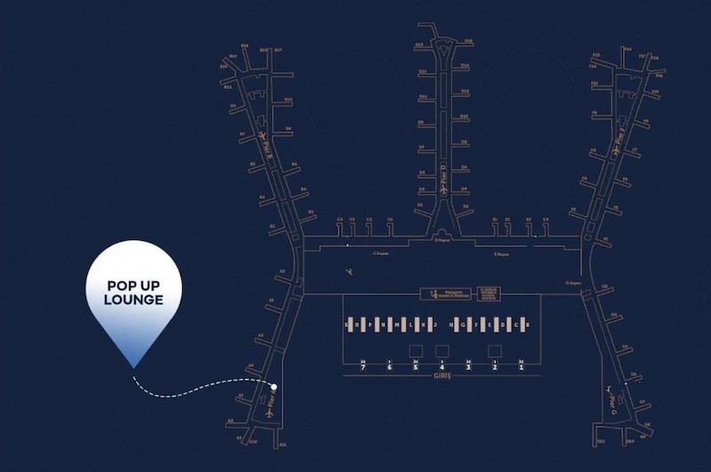Iga Pop Up Lounge Location