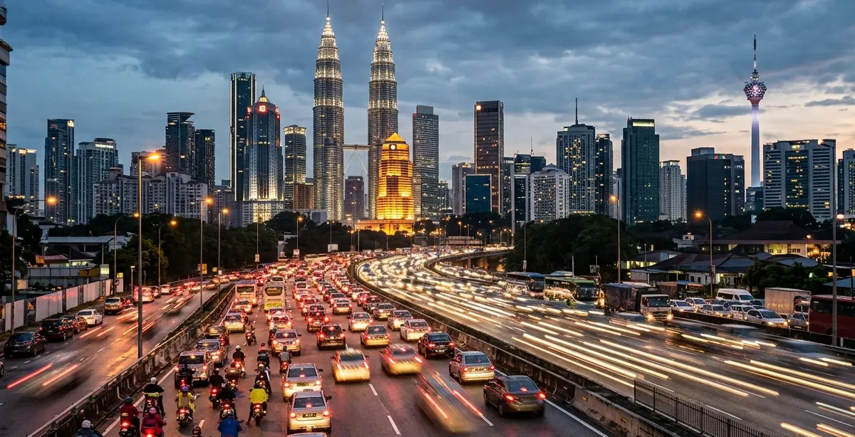 Taxi transfer from KLIA to Kuala Lumpur city center