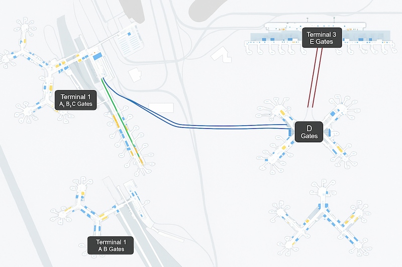 Las Vegas Terminal Map