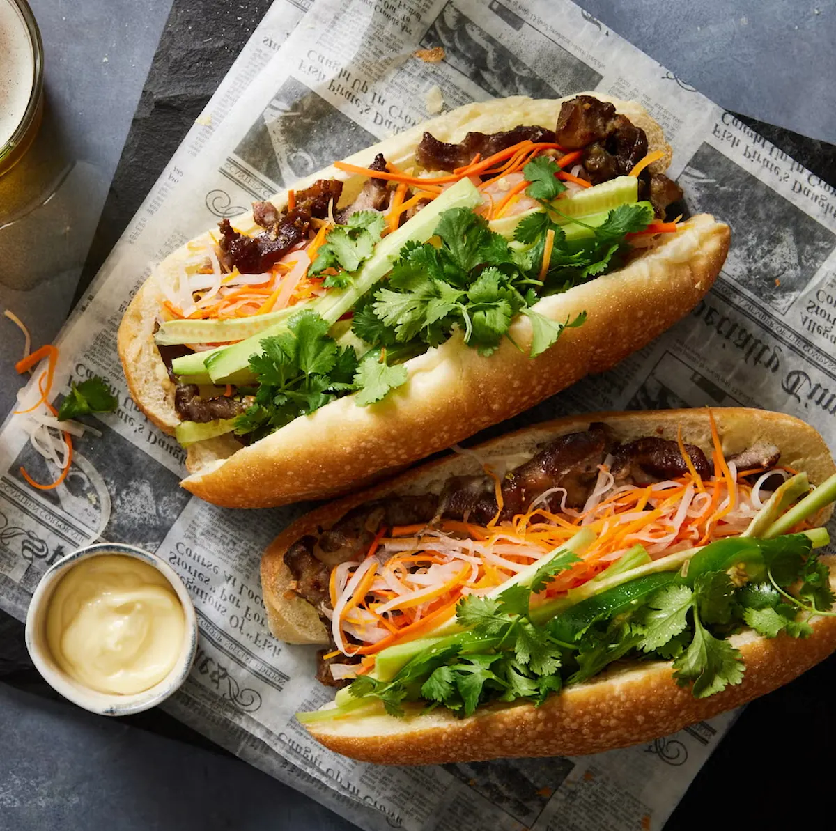 Vietnamese Banh Mi Sandwich