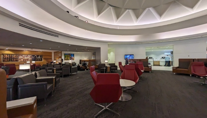 american airlines admirals club lounge at lax