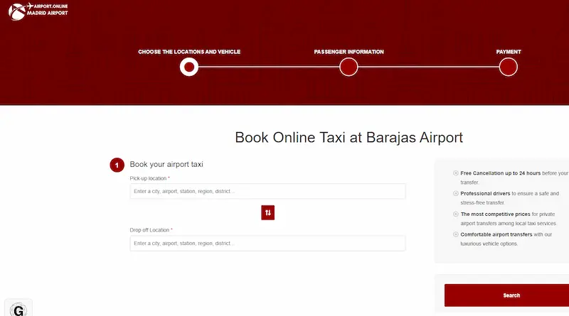 Madrid Online Taxi