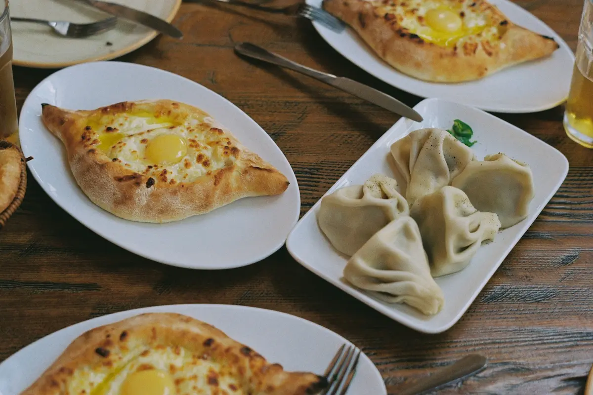 Khachapuri and Khinkali in Moscow
