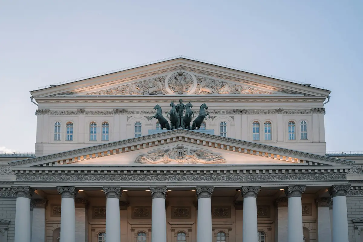 The Bolshoi Theatre in Moscow