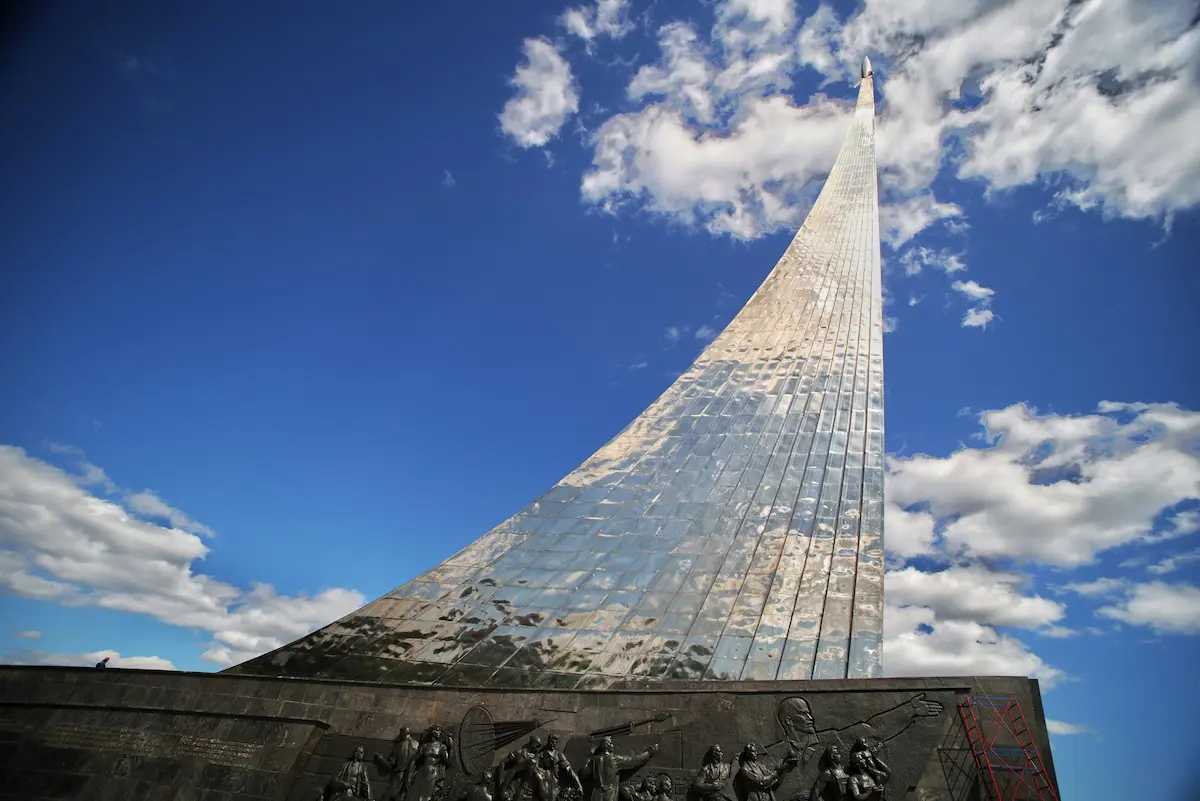 The Monument to the Conquerors of Space at VDNKh