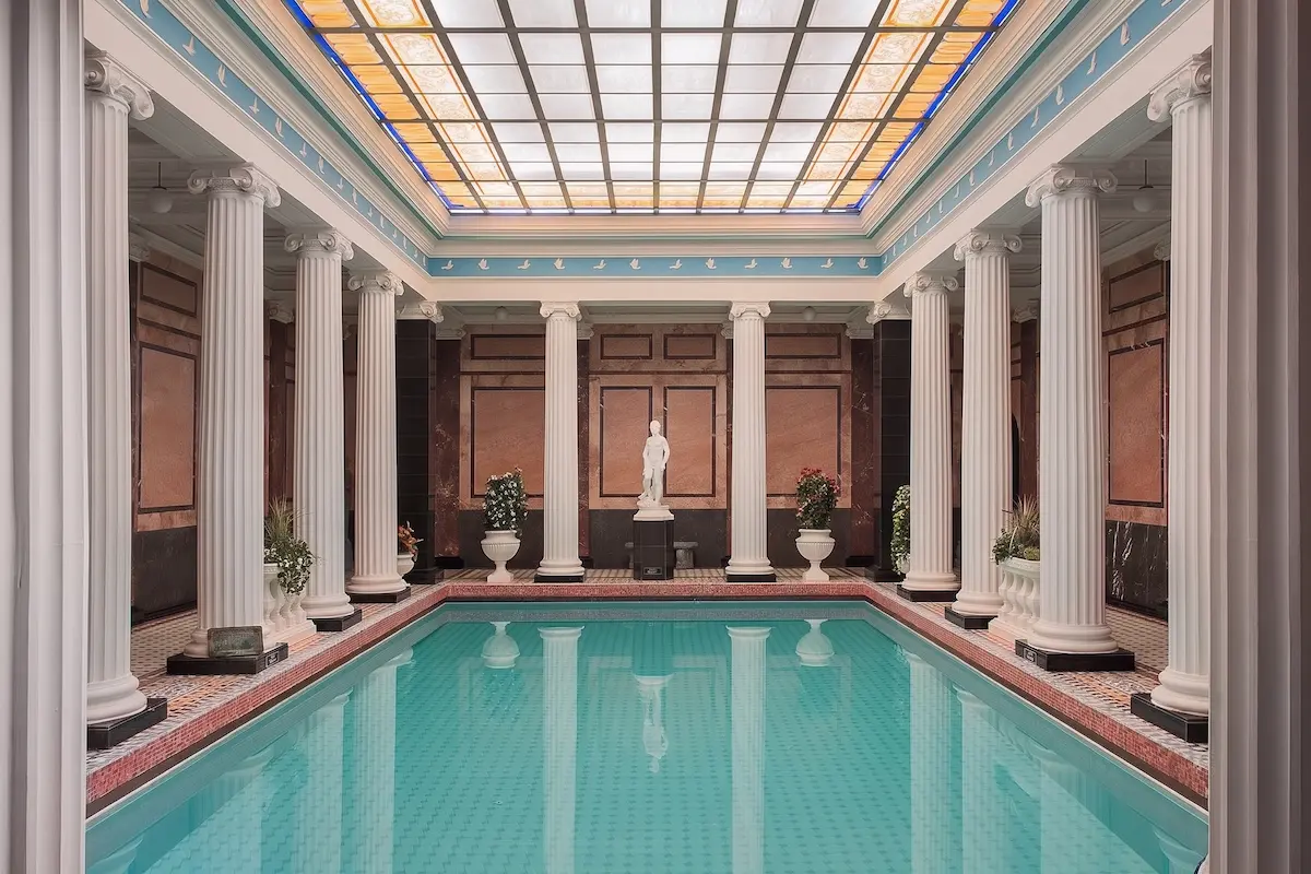 Historic interior of Sanduny Bathhouse