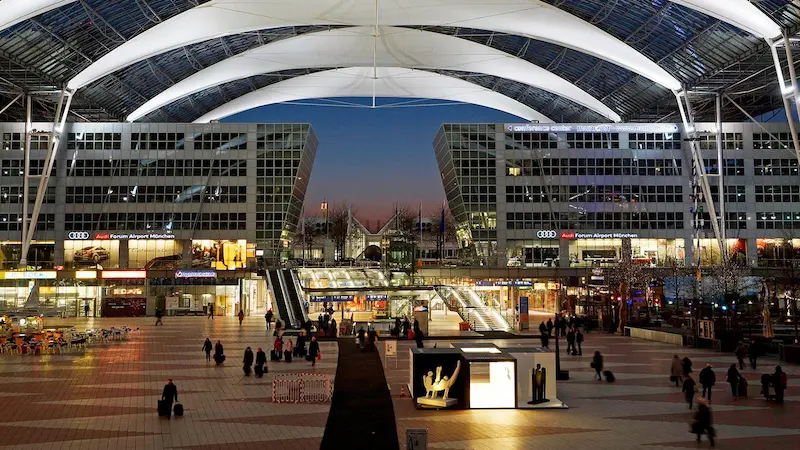 Munich Airport Aerial View