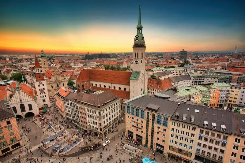 View of Munich cityscape