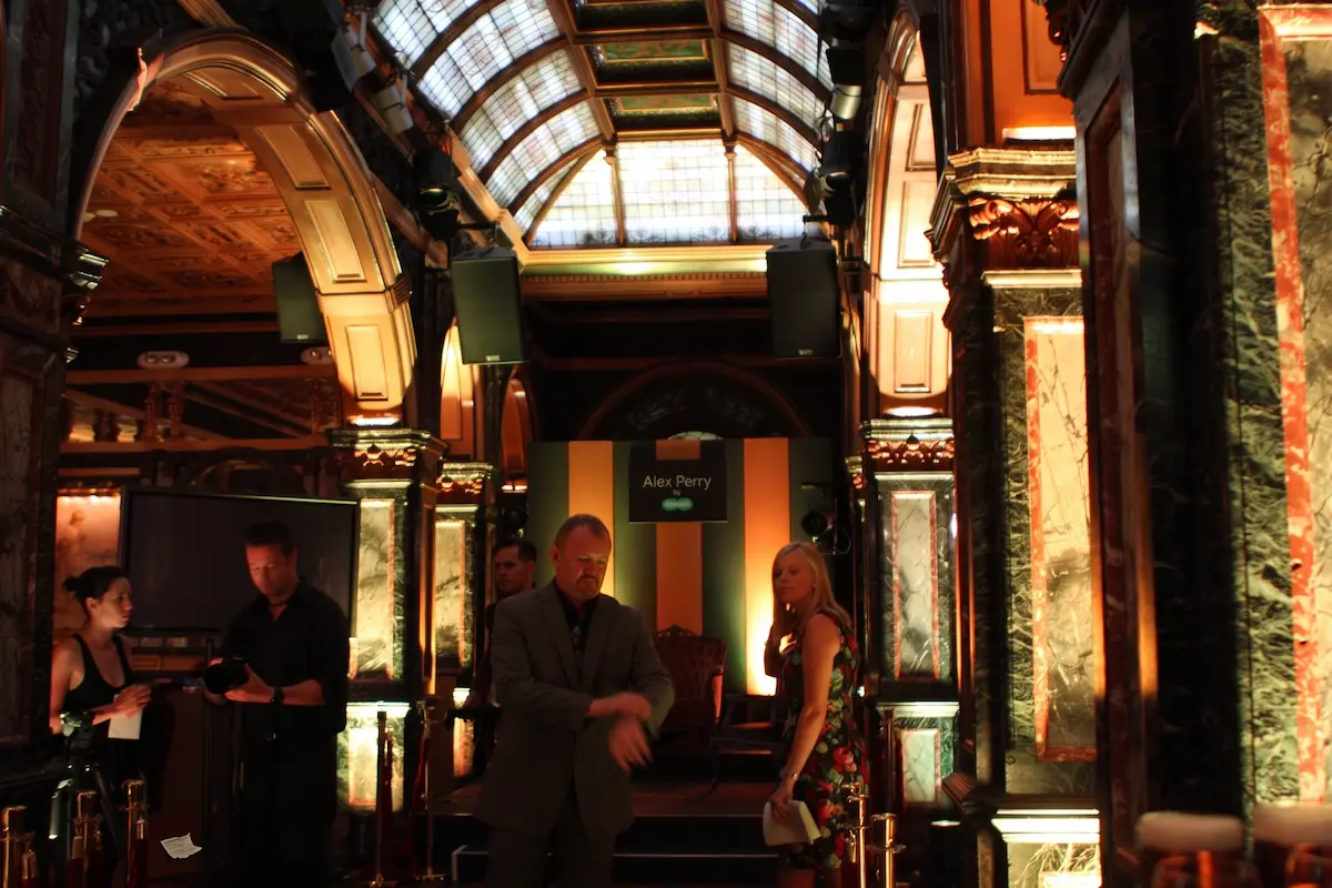 Ornate heritage interior of a Sydney bar